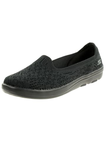 Skechers Klassische Slipper On the Go Bliss Elation in schwarz