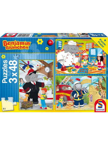 Schmidt Spiele Benjamin Blümchen, Im Einsatz (Kinderpuzzle)