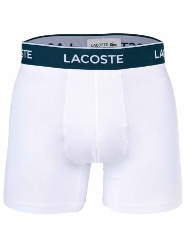 Lacoste Boxershort 3er Pack in Schwarz/Weiß/Grau