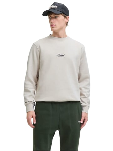 Jack & Jones Sweatshirt JJESOHO SWEAT CREW NECK in Grau