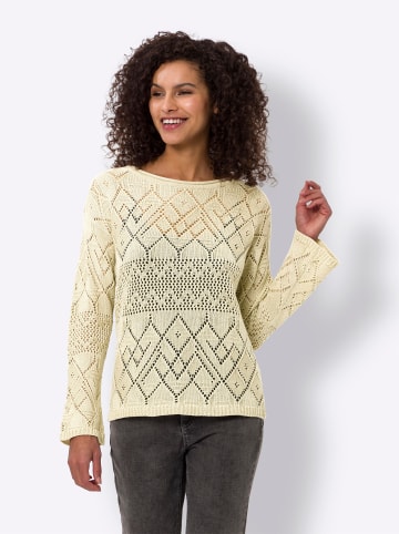 Heine Ajourpullover in sand