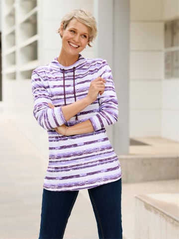 Sieh an! Langarm-Shirt in feige-ecru-bedruckt