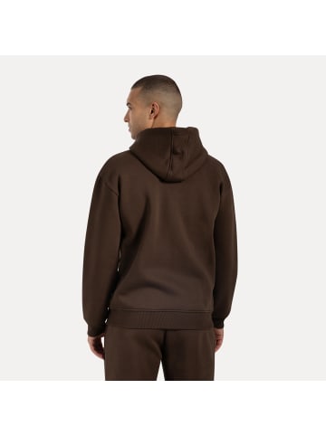 SMILODOX Zip Hoodie Ilyas in Braun