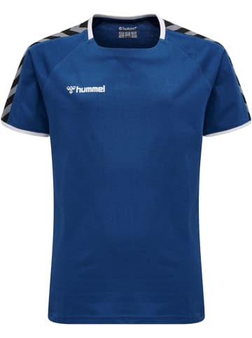 Hummel T-Shirt S/S Hmlauthentic Kids Training Tee in TRUE BLUE