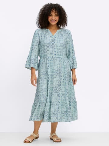 sheego Kleid in ecru-topas-bedruckt