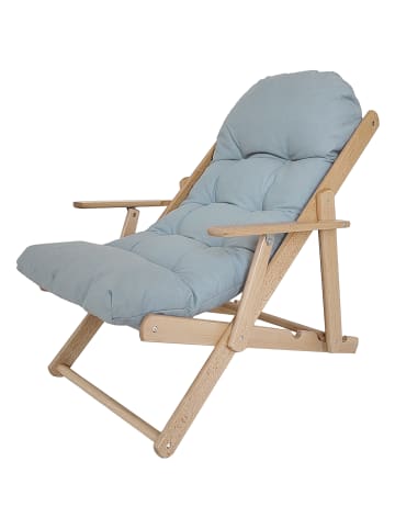 HOMCOM Relaxsessel-71L x 89B x 96H cm-Hellgrau