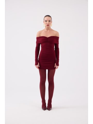 Holly Lolly Kleid in Bordeaux