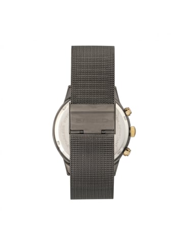 Espinosa Armbanduhr mit Mesh-Armband in Gunmetal
