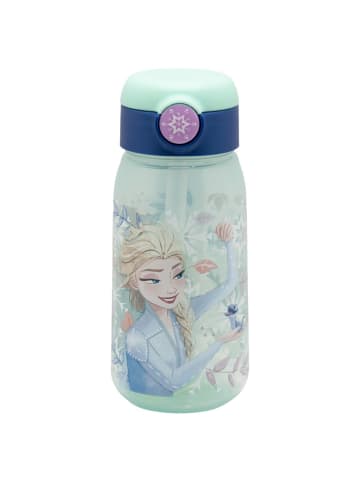 Disney Frozen Trinkflasche 510ml Snowy Tale Kinderflasche mit Trinkhalm