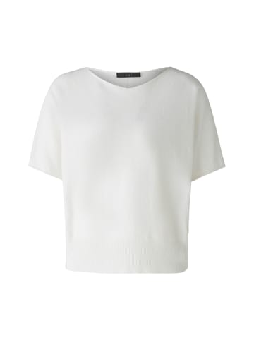 Oui Pullover reine Baumwolle in optic white