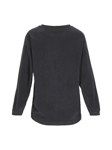 ROCKEASY Women Sweatshirt in Dark Grey