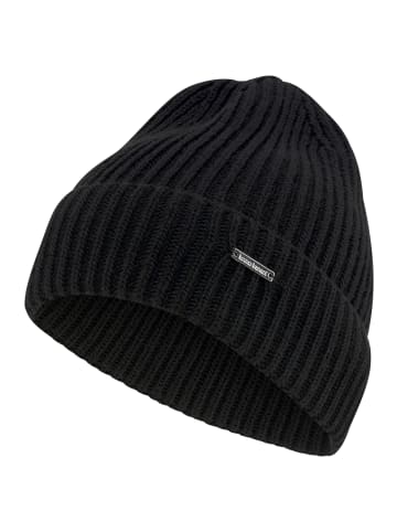 Bruno Banani Strickmütze in schwarz