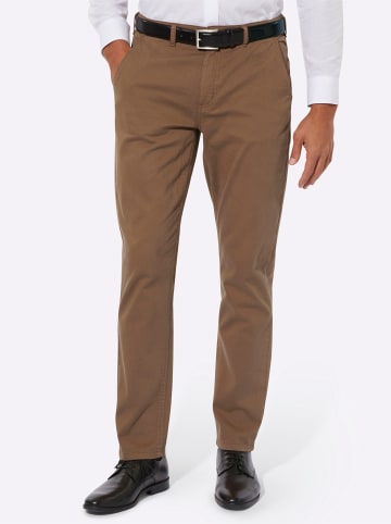Sieh an! Twill-Hose in braun