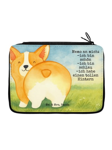 Mr. & Mrs. Panda Federmäppchen Corgi Po Design mit Spruch in Weiß
