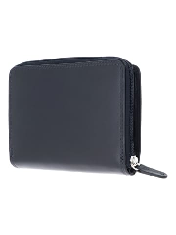 Golden Head Polo Geldbörse RFID Leder 12,5 cm marineblau