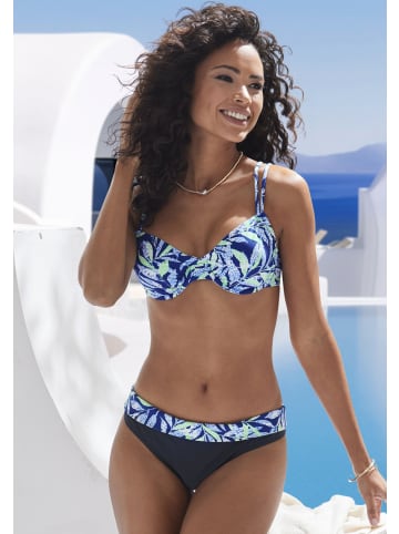 Vivance by Lascana Bikini-Hose in blau bedruckt