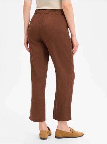 Marie Lund Leinenhose in nougat