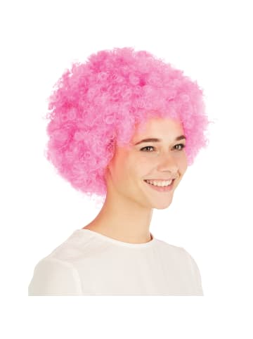 tectake Wundervolle Afro-Perücke, pink
