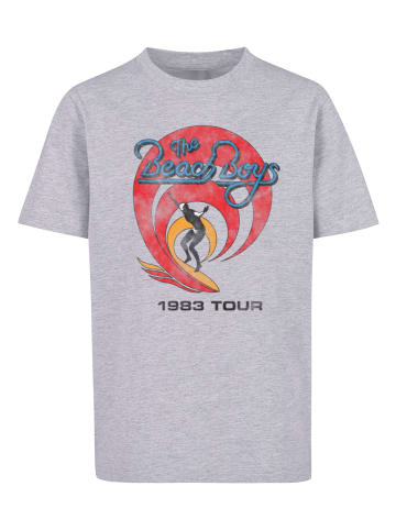 F4NT4STIC T-Shirt The Beach Boys Band Surfer '83 Vintage in grau meliert