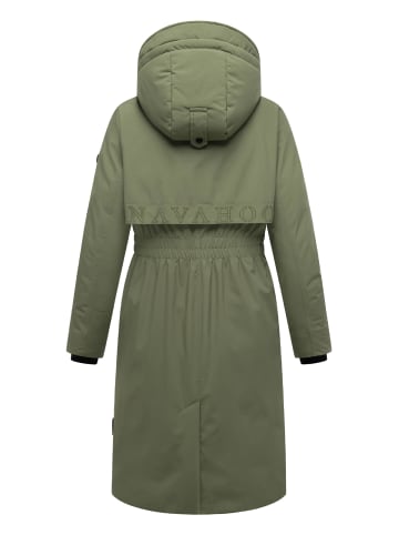 Navahoo Wintermantel Eismelodie 14 in Olive Leaf