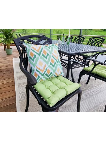 JACK Outdoor Dekokissen Motiv 45x45cm inkl. XXL Füllung in Abstrakt Grün
