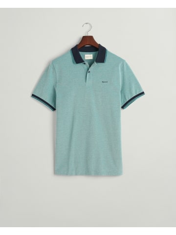 Gant Oxford Piqué Poloshirt in 4 Farben in Grün