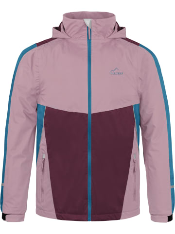 Normani Outdoor Sports Kinder Regenjacke mit Fleecefutter Wasilla in Rosa