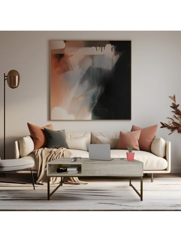 relaxdays Couchtisch in Weiß - (B)110 x (H)45 x (T)50 cm