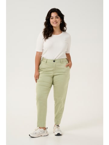 KAFFE curve Casual Hose KCleana Regular fit in Oil Green