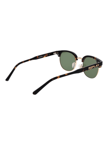 Replay Unisex Sonnenbrille Browline Braun