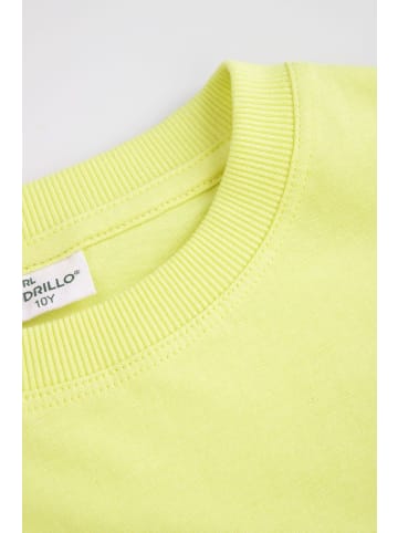 Coccodrillo Langärmliges Baumwollshirt in gelb