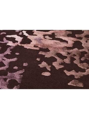 Arte Espina Kurzflor Teppich Diamond 805 in dunkelgrau - altrosa - rechteckig