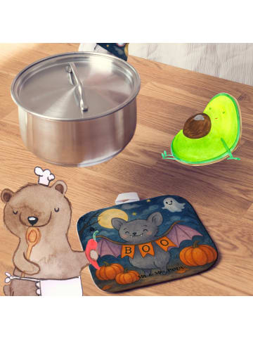 Mr. & Mrs. Panda Topfuntersetzer Fledermaus Boo Design ohne Spruch in Weiß