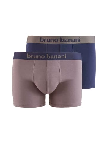 Bruno Banani Boxershort 2er Pack in Grau/Blau