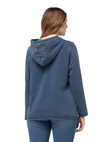 Ulla Popken Hoodie in nachtblau