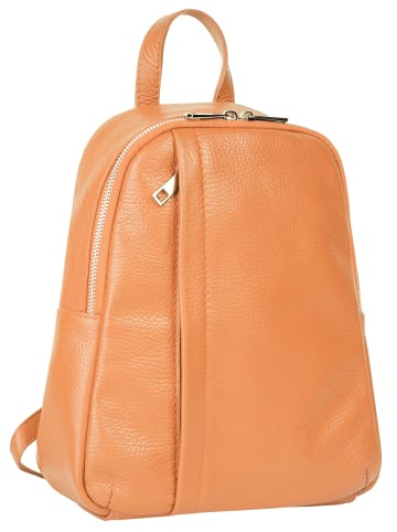 Samantha Look Rucksack echt Leder in orange