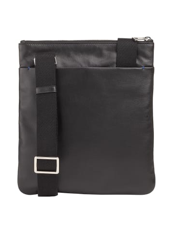 DuDu Panay Umhängetasche Leder 24 cm schwarz