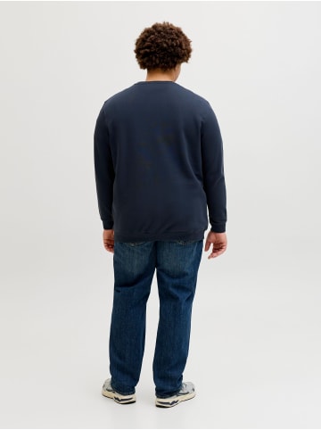 JACK & JONES PLUS Sweatshirt in Navy Blazer