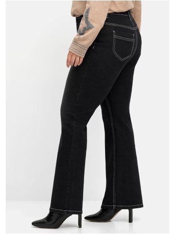 sheego Jeans in black Denim