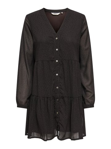 ONLY Kleid in Seal Brown