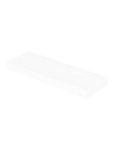 VASAGLE Wandregal Custos in Weiß - (B)60 x (H)3.8 x (T)20 cm