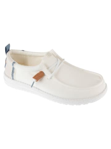 Hey Dude Hey Dude Wally Summer Linen in Weiß