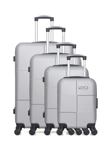 BlueStar 4 tlg. Kofferset MIAMI M in Grau (95L/64L/37L/26L)