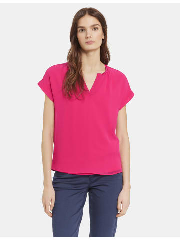 TAIFUN T-Shirt Kurzarm Rundhals in Luminous Pink