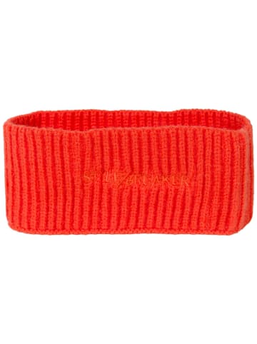 styleBREAKER Strick Stirnband mit Logo in Orange