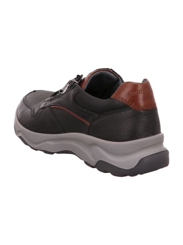 WALDLÄUFER Komfort Schnürschuhe in Schwarz