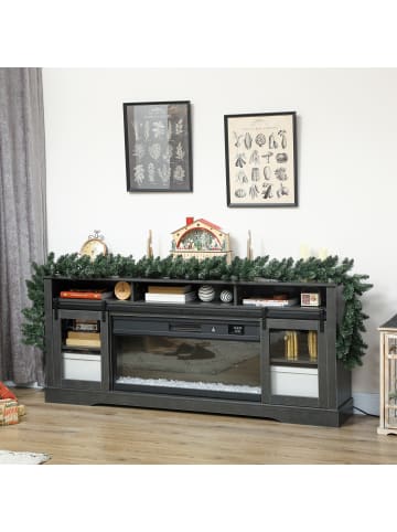 HOMCOM Weihnachtsgirlande-270L x 25B x 25H cm-Grün