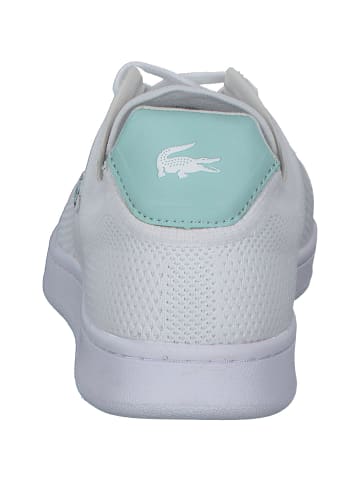 Lacoste Schnürschuhe in white/turqoise