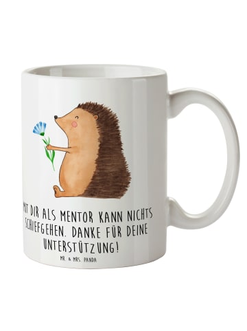 Mr. & Mrs. Panda Tasse Beste Mentor mit Spruch in Weiß