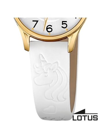 Lotus Analog-Armbanduhr Lotus Junior weiß klein (ca. 23mm)